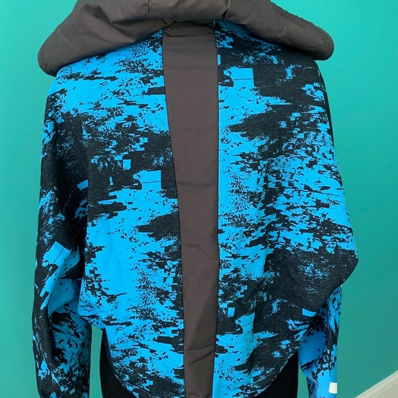 Puma NEW Jacket Cloud9 Silencer Open Front Crop Fit Blue Medium Athletic Fitness - Picture 7 of 15